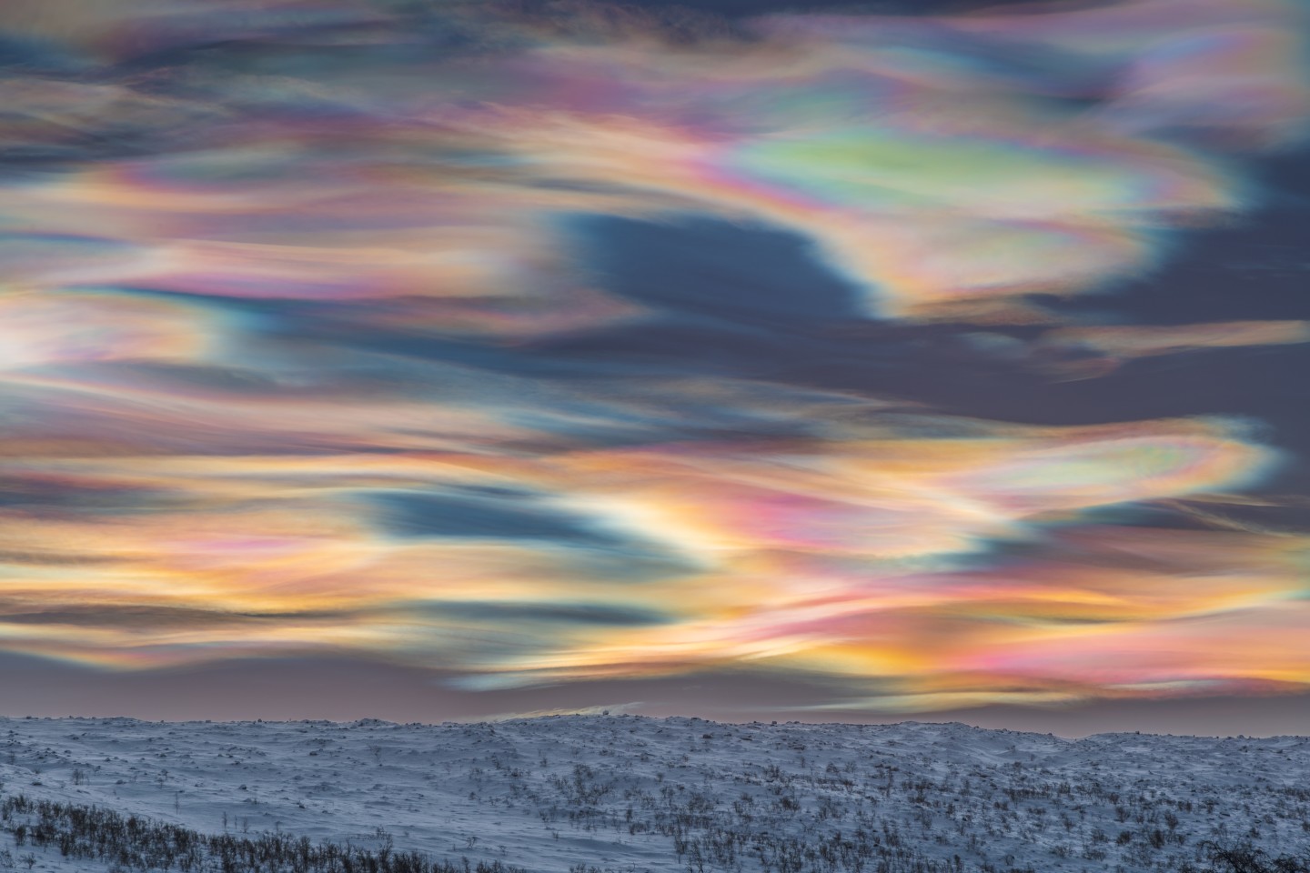"Раскраска неба". Финская Лапландия. Фото: Thomas Kast
