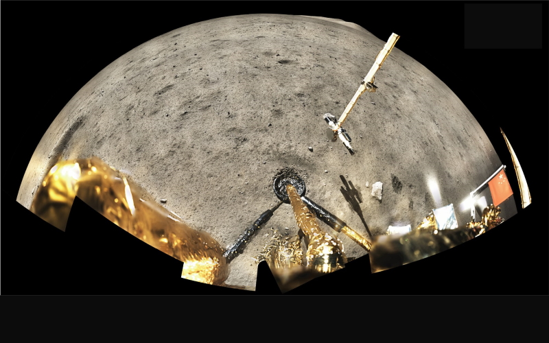 Космический корабль Chang'e 5 приземлился в районе Луны, известном как Oceanus Procellarum, или Океан бурь.