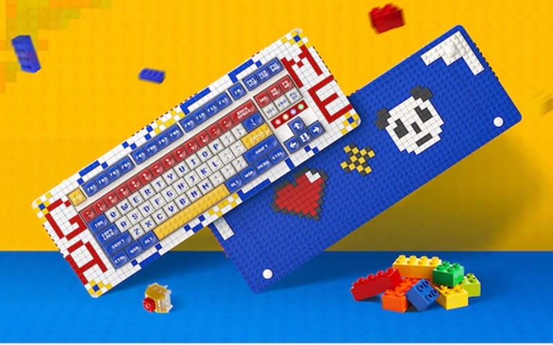 Клавиатуру Pixel можно настроить с помощью кубиков Lego.