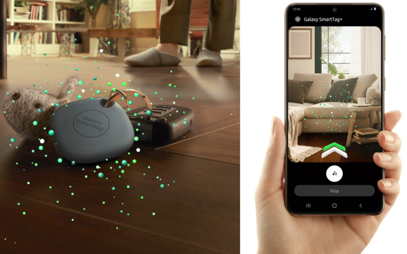 Samsung Galaxy SmartTag может помочь вам найти потерянные предметы с помощью наложения дополненной реальности.