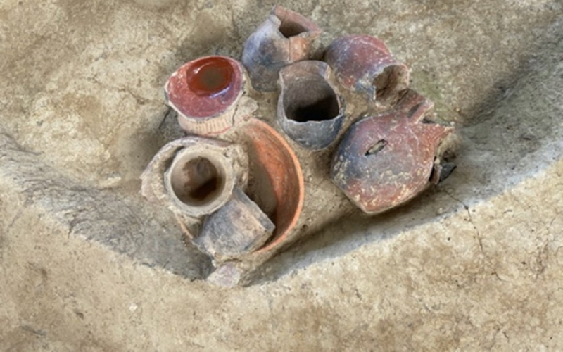 Некоторая керамика, обнаруженная в насыпи платформы на стоянке Цяотоу, когда-то содержала ранний пивной напиток.